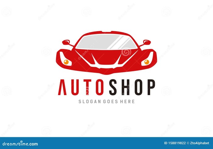 Auto Shop Business Logo Vector Illustration | CartoonDealer.com #158819822